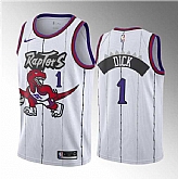Men's Toronto Raptors #1 Gradey Dick White 2023 Draft Classic Edition Stitched Basketball Jersey Dzhi ,baseball caps,new era cap wholesale,wholesale hats